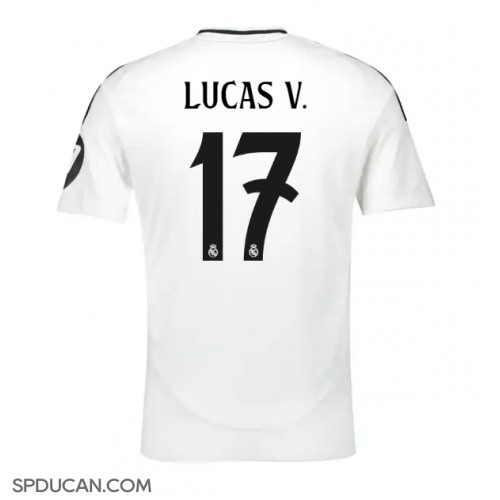 Muški Nogometni Dres Real Madrid Lucas Vazquez #17 Domaci 2024-25 Kratak Rukav